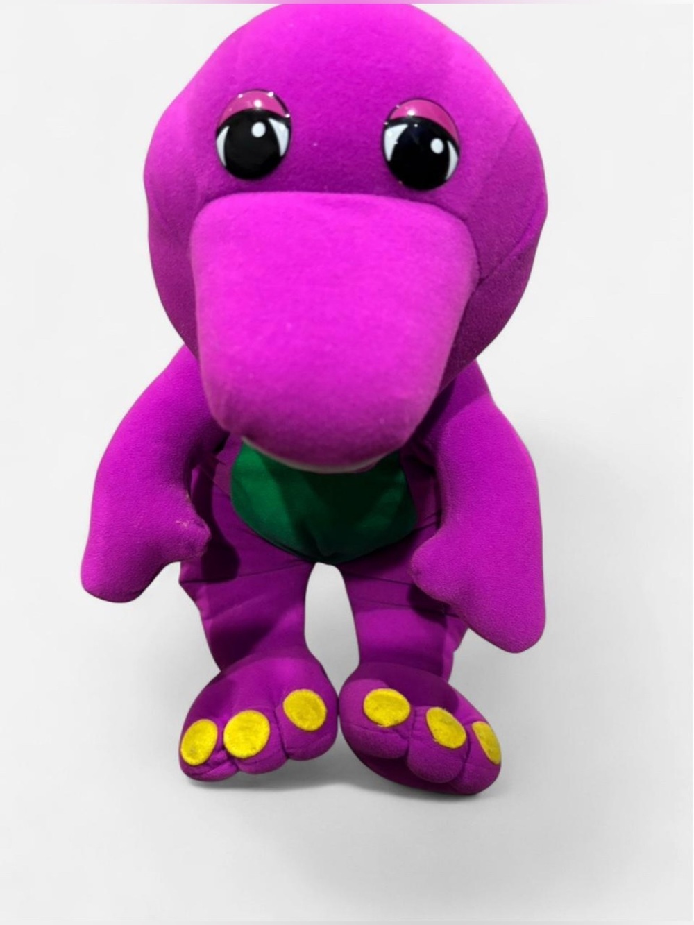 Vintage 1992 Talking Barney plush toy 18”